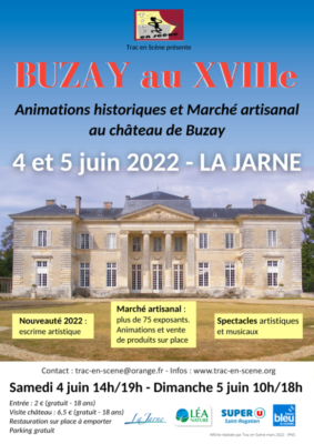 Marche-artisanal-chateau-de-Buzay 4 et 5 juin